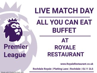 Live Premier League Football Night | Royale Buffet | Royale Restaurant