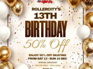 Rollercity's 13th Birthday - 50% Off Skating - 13th & 14th December 2025