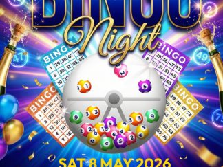 Live Bingo Night - Saturday 8th May 2026