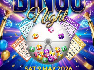 Live Bingo Night - Saturday 9th May 2026