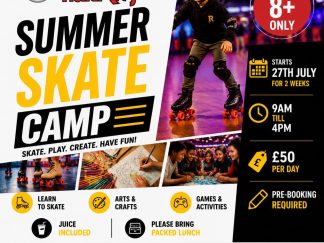 Summer Skate Camp | 27 July - 9 Aug | For Kids Age 8+