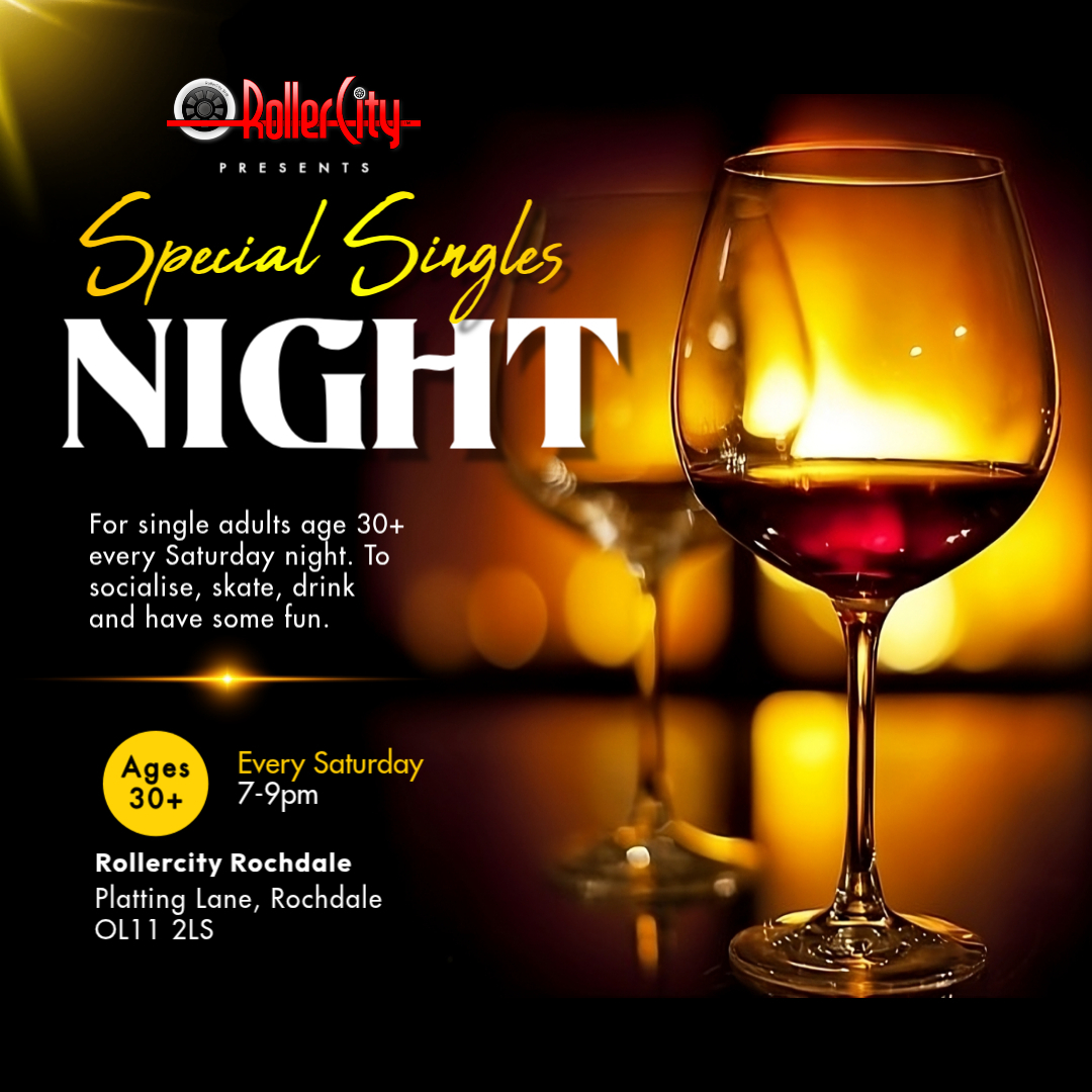 Rollercity Single's Night - LADIES HALF PRICE - Every Saturday 7-9pm