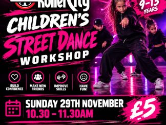 NEW - Children's Street Dance Workshop - Sunday 29th November 2026